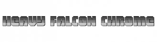 Heavy Falcon Chrome  Descarca Fonturi Gratis
