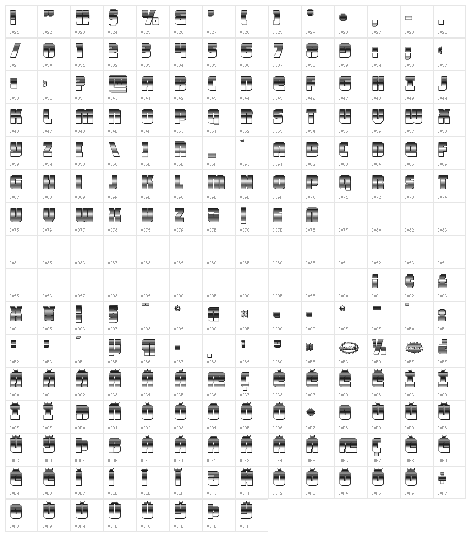 Heavy Falcon Chrome Character Map