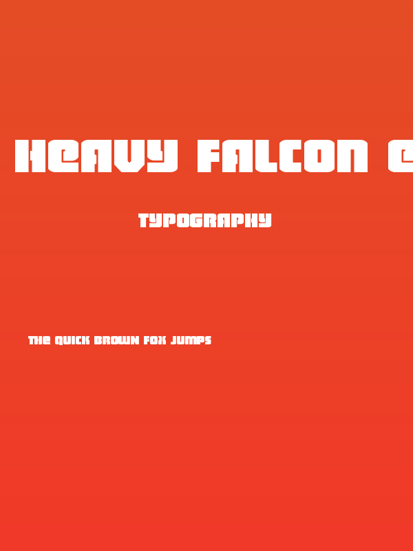 Heavy Falcon Expanded Poster