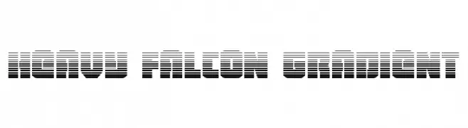 Heavy Falcon Gradient  baixar fontes gratis
