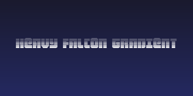 Heavy Falcon Gradient Social Header