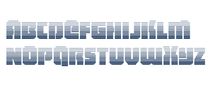 Heavy Falcon Gradient Lowercase