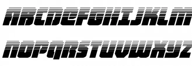 Heavy Falcon Halftone Italic Schriftart Groß