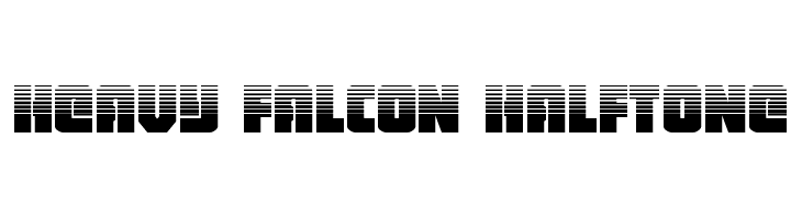 Heavy Falcon Halftone  免费字体下载