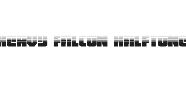 Heavy Falcon Halftone Logo