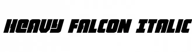 Heavy Falcon Italic  フリーフォントのダウンロード