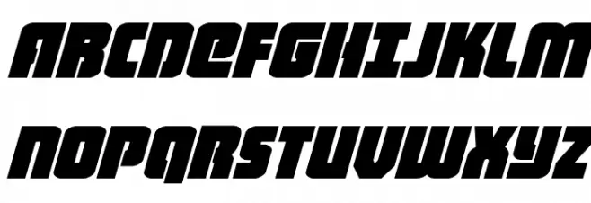 Heavy Falcon Italic Fonte MAIÚSCULAS
