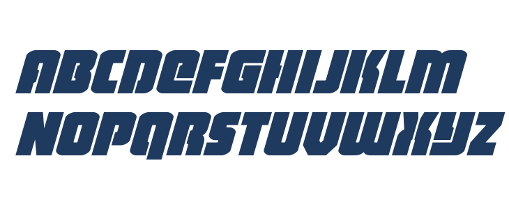 Heavy Falcon Italic Lowercase