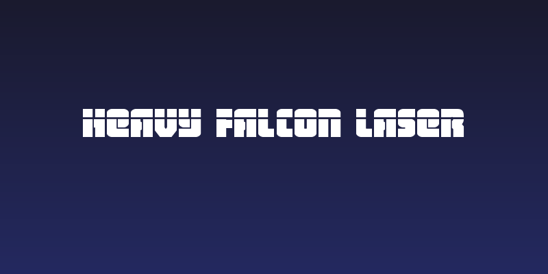 Heavy Falcon Laser Social Header