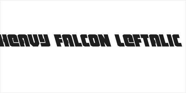 Heavy Falcon Leftalic Logo