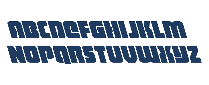 Heavy Falcon Leftalic Lowercase