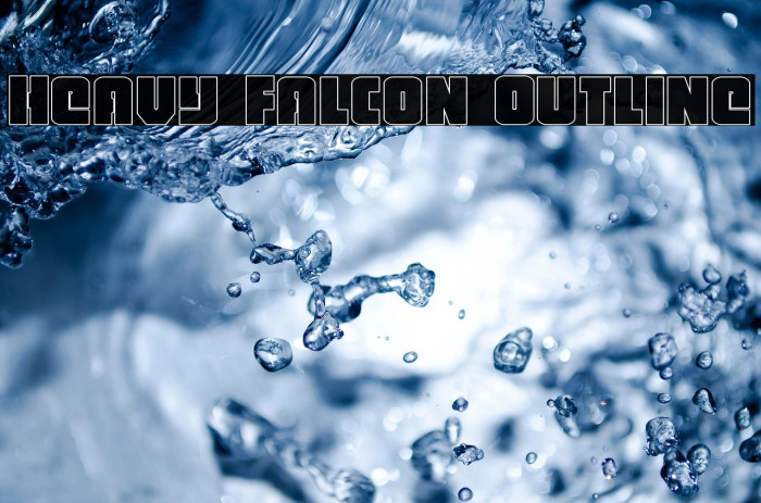 Heavy Falcon Outline Example 3