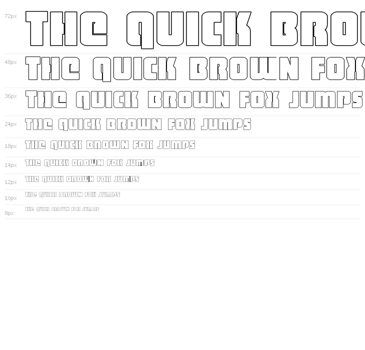 Heavy Falcon Outline Waterfall