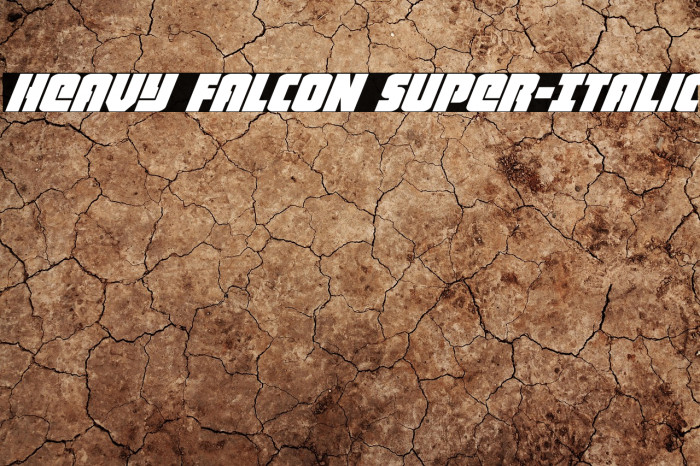 Heavy Falcon Super-Italic Example 2