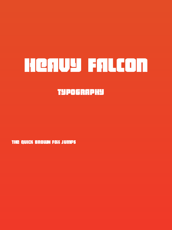 Heavy Falcon Poster