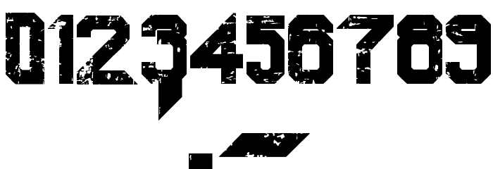 Heavy Metal Blight Font OTHER CHARS