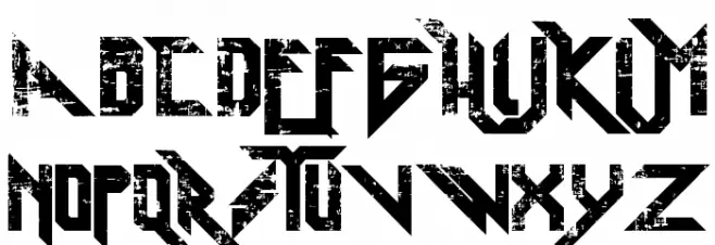 Heavy Metal Blight 字体 大写