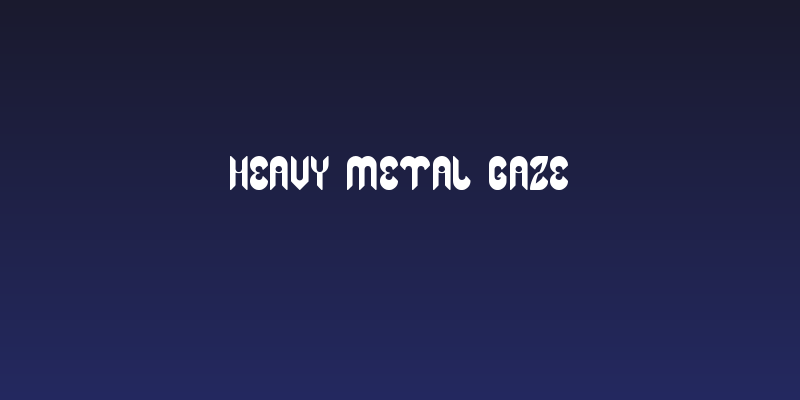 Heavy Metal Gaze Social Header