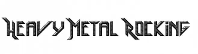 Heavy Metal Rocking  les polices de caractères gratuit tlcharger