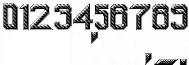 Heavy Metal Rocking Font OTHER CHARS