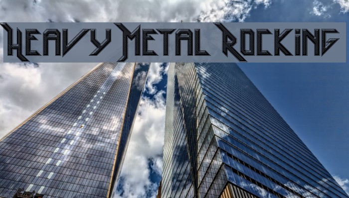 Heavy Metal Rocking Font examples