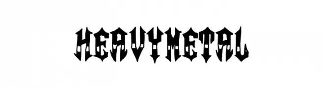 Heavy Metal Font