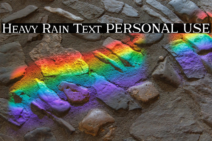 Heavy Rain Text PERSONAL USE Example 1