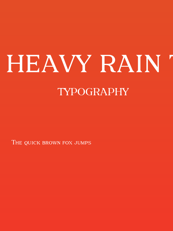 Heavy Rain Text PERSONAL USE Poster