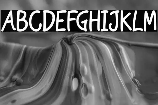 Heavy Rain Font examples