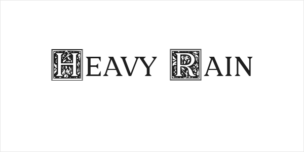 Heavy Rain Logo