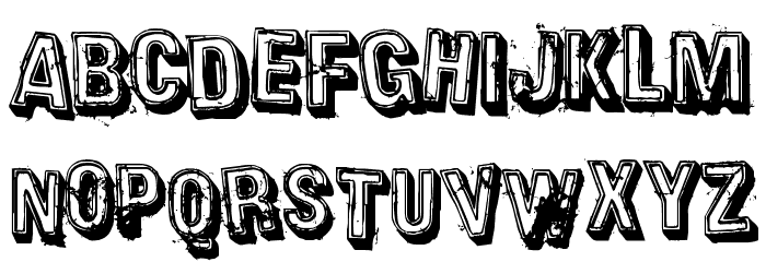 Heavy Rotation Font LOWERCASE