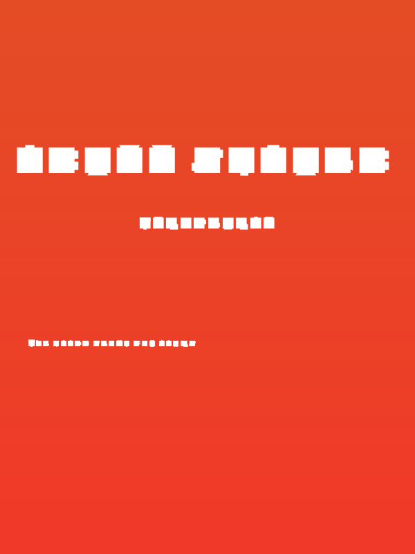 Heavy Square  Color Poster