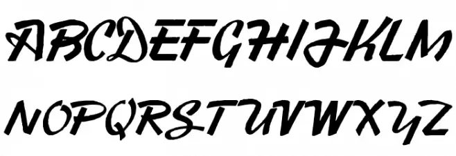 Heavy Squared Writing Polices MAJUSCULES