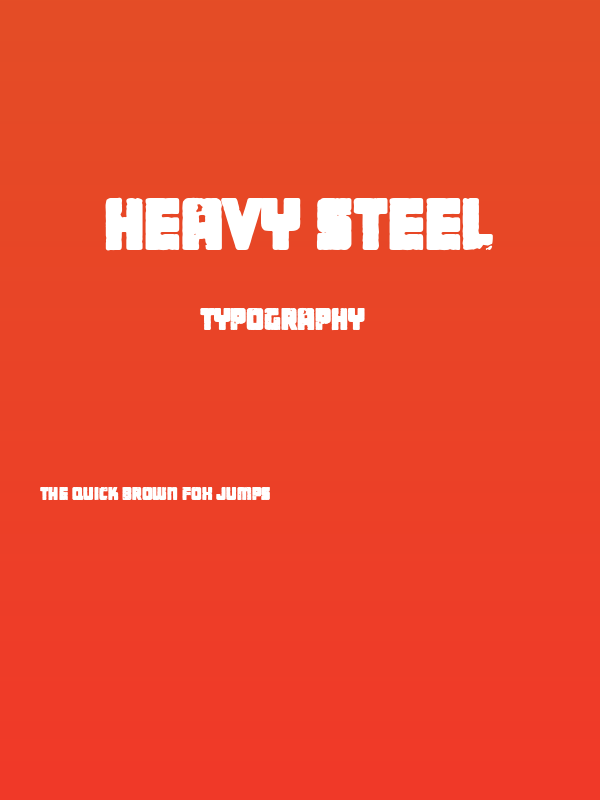 Heavy Steel Poster