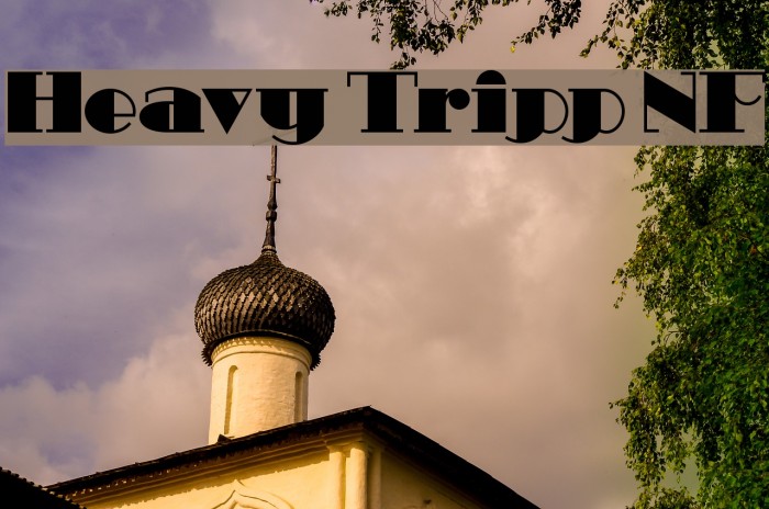 Heavy Tripp NF Font examples