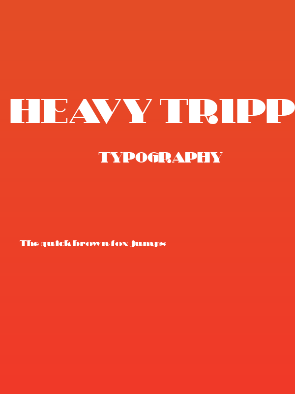 Heavy Tripp NF Poster