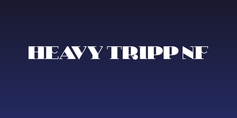 Heavy Tripp NF Social Header