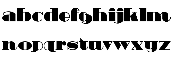 Heavy Tripp NF Font LOWERCASE