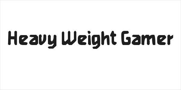 Heavy Weight Gamer Logo