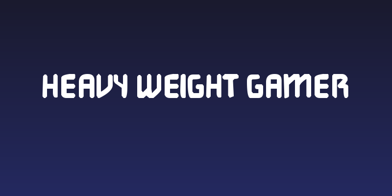 Heavy Weight Gamer Social Header