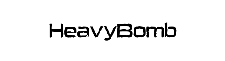 HeavyBomb  Free Fonts Download