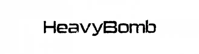HeavyBomb  Free Fonts Download