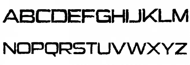 HeavyBomb Font Litere mari