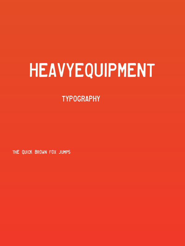 HeavyEquipment Poster