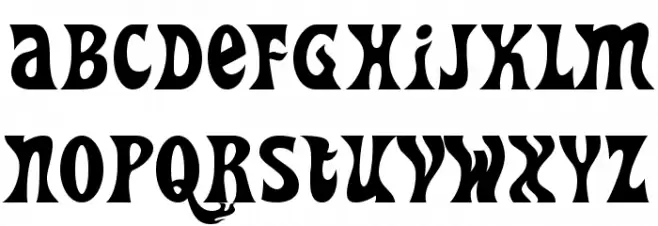 HeavyHeap-Regular Schriftart Groß