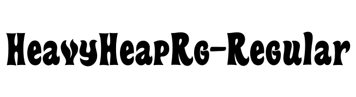 HeavyHeapRg-Regular  Descarca Fonturi Gratis