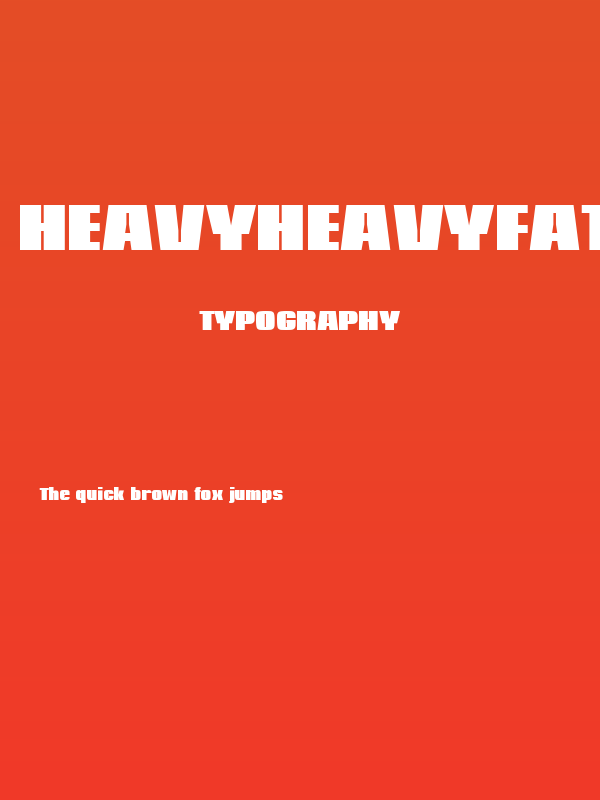 HeavyHeavyFat Regular Poster