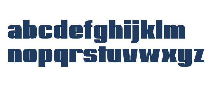 HeavyHeavyFat Regular Lowercase