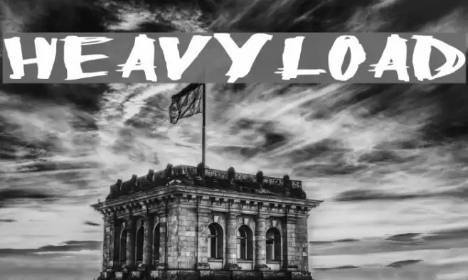 HeavyLoad Font examples