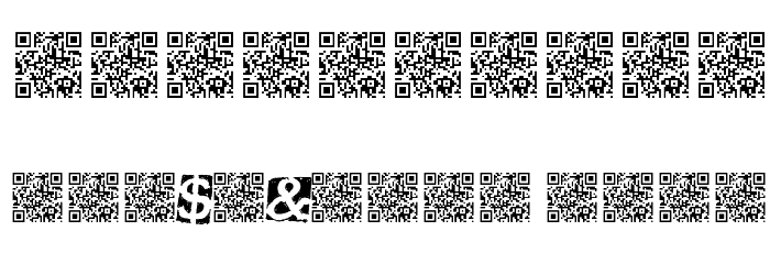 HeavyLoading Font OTHER CHARS